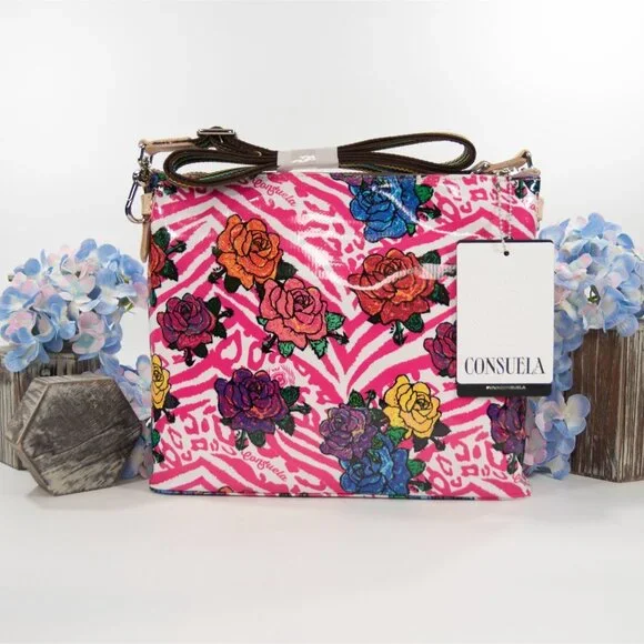 Consuela Frutti Floral Downtown Crossbody Bag NWT - Picture 4 of 8